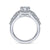 Gabriel & Co 14K White Gold Round Diamond Halo Engagement Ring ER14729R4W44JJ