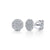 Gabriel & Co. 14k White Gold Octagonal Cluster 0.26ct Diamond Stud Earrings EG13473W45JJ