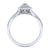 Gabriel & Co 14K White Gold Oval Double Halo Diamond Engagement Ring  ER10139O0W44JJ