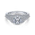 Gabriel & Co 14K White Gold Round Diamond Halo Engagement Ring ER14729R4W44JJ