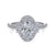 Gabriel & Co 14K White Gold Oval Diamond Halo Engagement Ring ER14742O4W44JJ