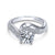 Gabriel & Co 14K White Gold Round Bypass Diamond Engagement Ring ER5323W44JJ