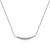 Gabriel & Co. 14K White Gold Curved Diamond Bar Necklace NK4879W45JJ